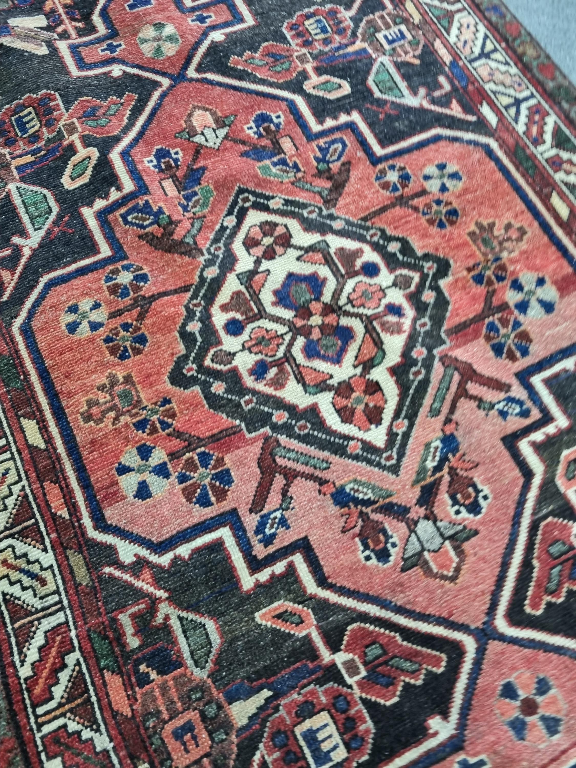 ◉90's vintage rug◉187×82　アゼルバイジャン産　ランナー 3'2''x13' ヴィンテージ ランナー ラグ: 3x13 アゼルバイジャン ウール