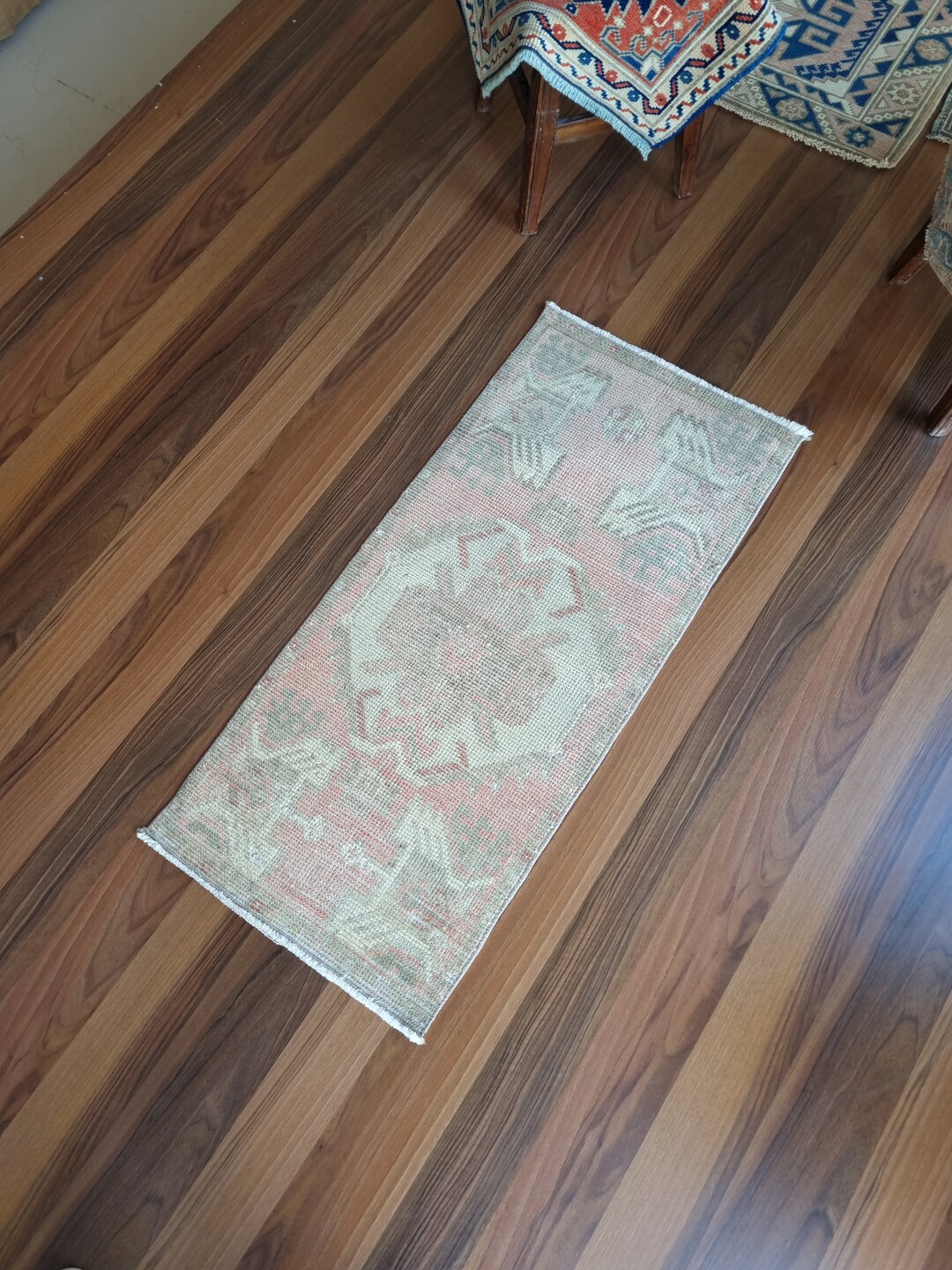 Turkish Small Rug / Tiny Rug / Decorative Vintage Mini Oushak Etsy