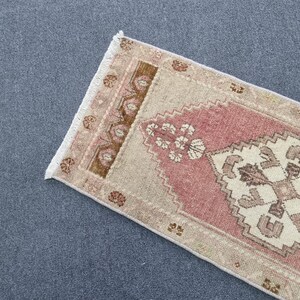 May include: A pink and beige patterned rug with a fringed edge. The rug has a traditional design with floral motifs.