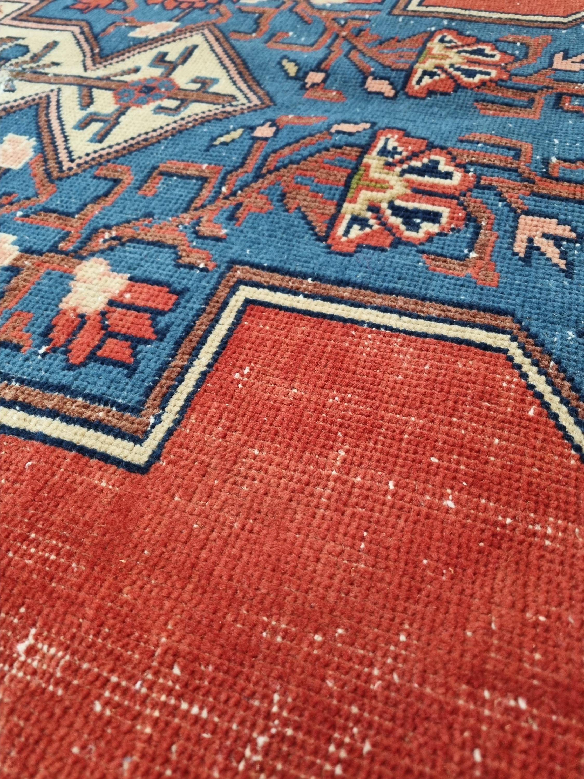 アンティーク 10x14 ウール ペルシャ絨毯：大型ヴィンテージ