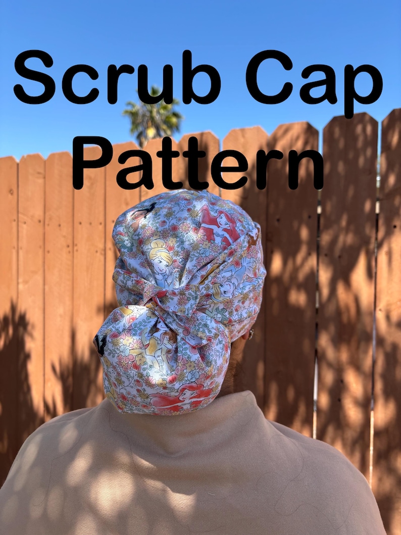 Scrub Cap Pattern-please READ Description First- Video Tutorial - Etsy