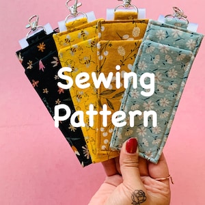 Pen Holder Sewing Pattern. Please READ the description before purchasing