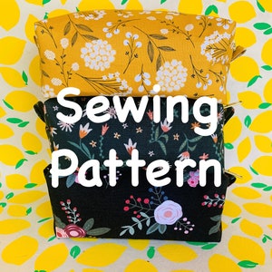 Box Pouch Sewing Pattern- please READ the description before purchasing