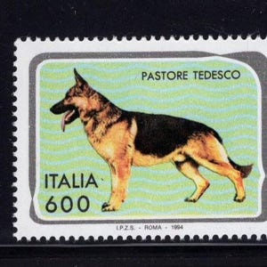 Pastor alemán - Sello postal de Italia - Emisión de 1994 - Catálogo n.° 1965