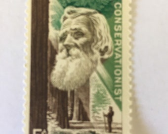 John Muir, Conservationist - Forest- US mint - 1963 issue -#1156