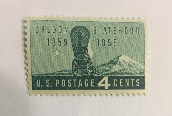 オレゴン州の州昇格 - 米国造幣局の切手 - 1959 年 - Etsy 日本
