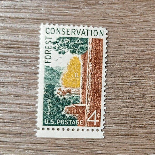 Forestry Conservation US mint Postage Stamp. -1958 issue