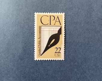 CPA -Certified Public Accountant -US Mint Postage Stamps-1987 issue