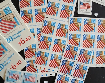 Amerikanische Flaggen- und Pferdestempel