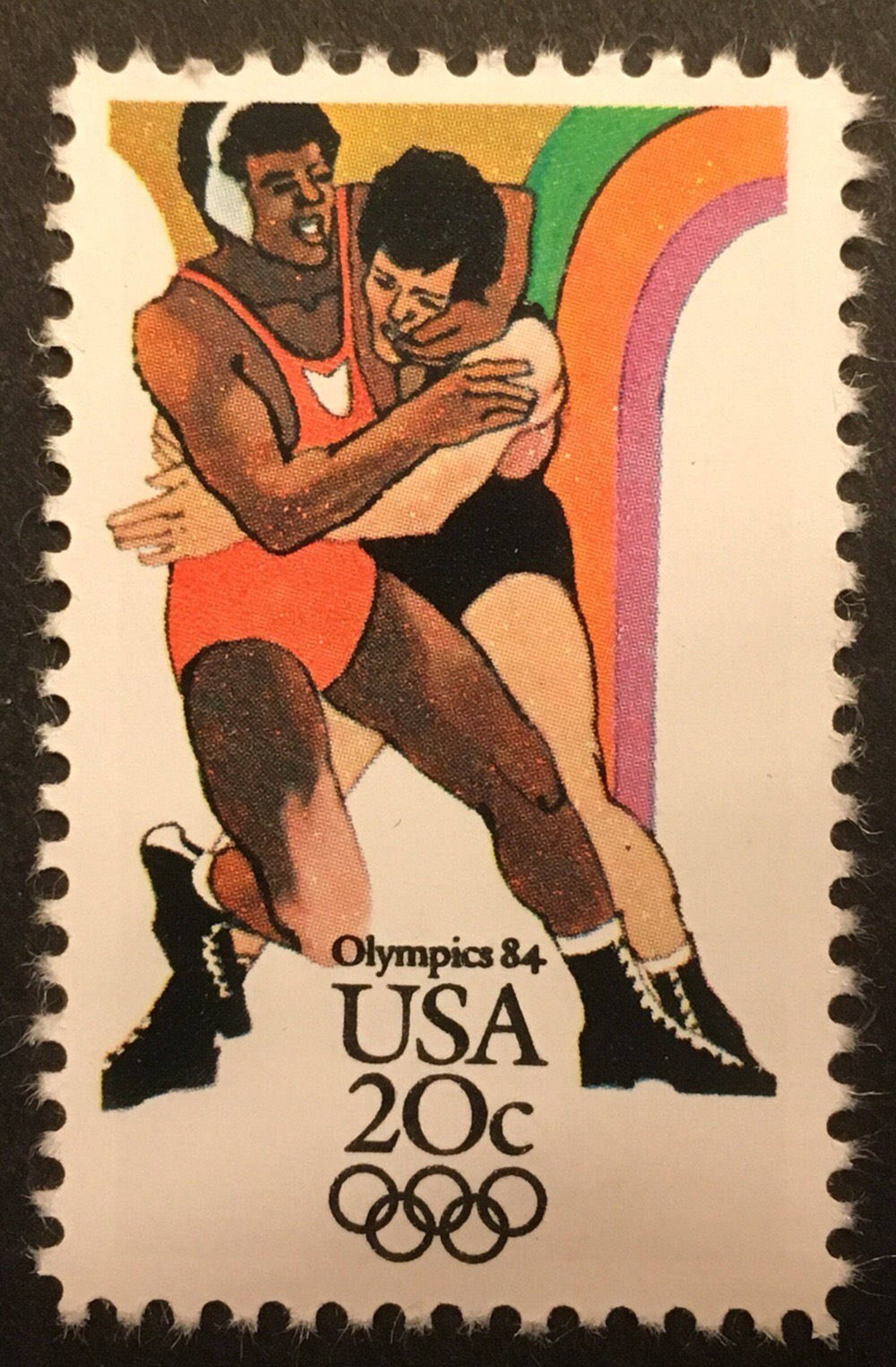 1984 Summer Olympics on Stamps collector Stamps Mint Etsy