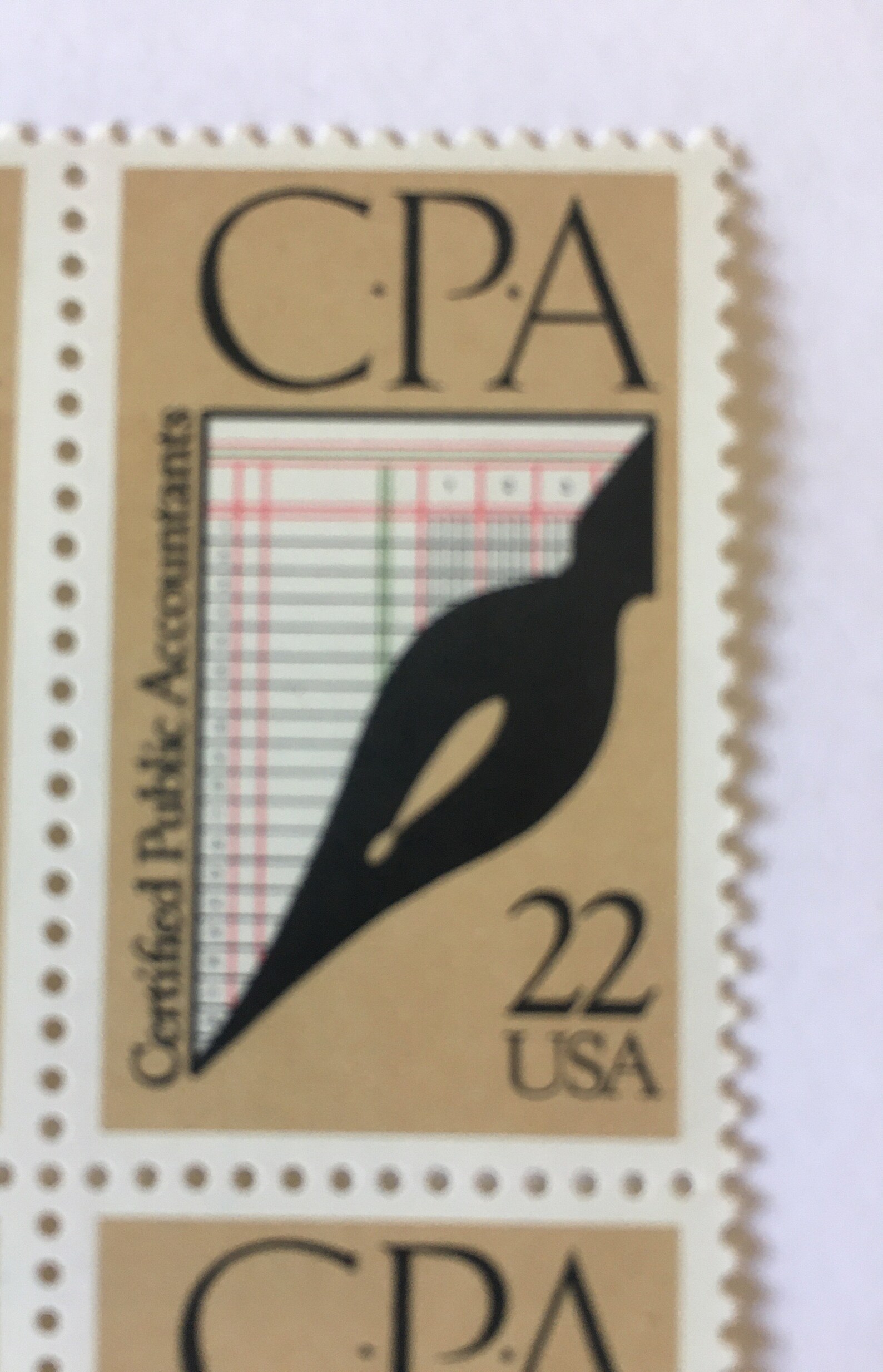 CPA certified Public Accountant US Mint Postage Stamps1987 Issue Etsy