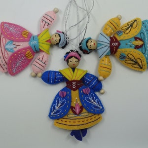 Twelve Days of Christmas Lady Dancing Felt Ornament