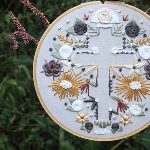 PATTERN* Orthodox Cross Hand Embroidery /Christian embroidery pattern/cross embroidery pattern/Christian embroidery tutorial guide