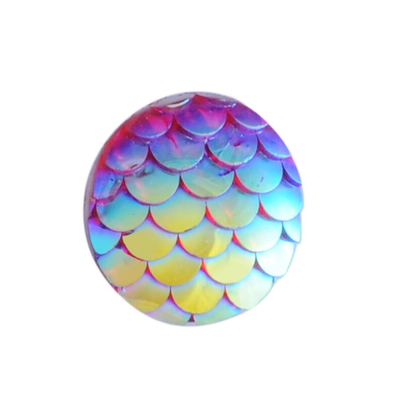 CAB1D2 10 Machine Gear Steampunk 12mm Printed Half Round Domed Glass Cabochons