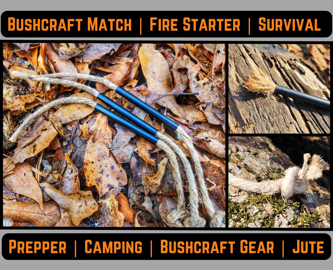 Bushcraft Fire Starter Made in the USA Ideal for Survival Kits Bug Out