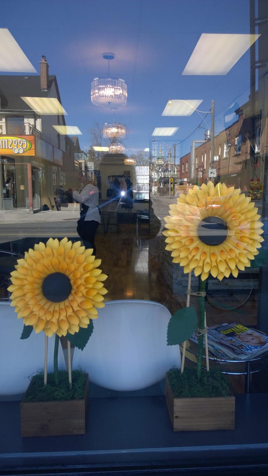 Standing Paper Sunflowers Paper Flowers With Stem Stemmed Paper Flowers ...
