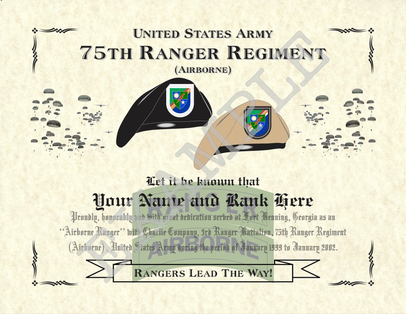 75th Ranger Regiment (airborne), (tab-tab/jump), 8.5