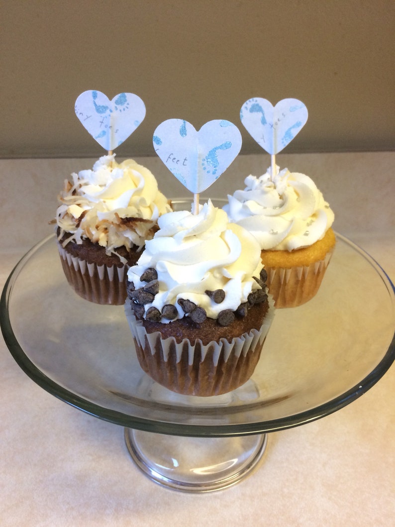 Baby Boy Cupcake Toppers Blue Baby Shower Cupcakes Gender Etsy Baby Boy Cupcake Toppers Blue Baby Shower Cupcakes Gender Etsy