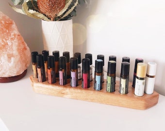 Essential oil roller bottle display stand