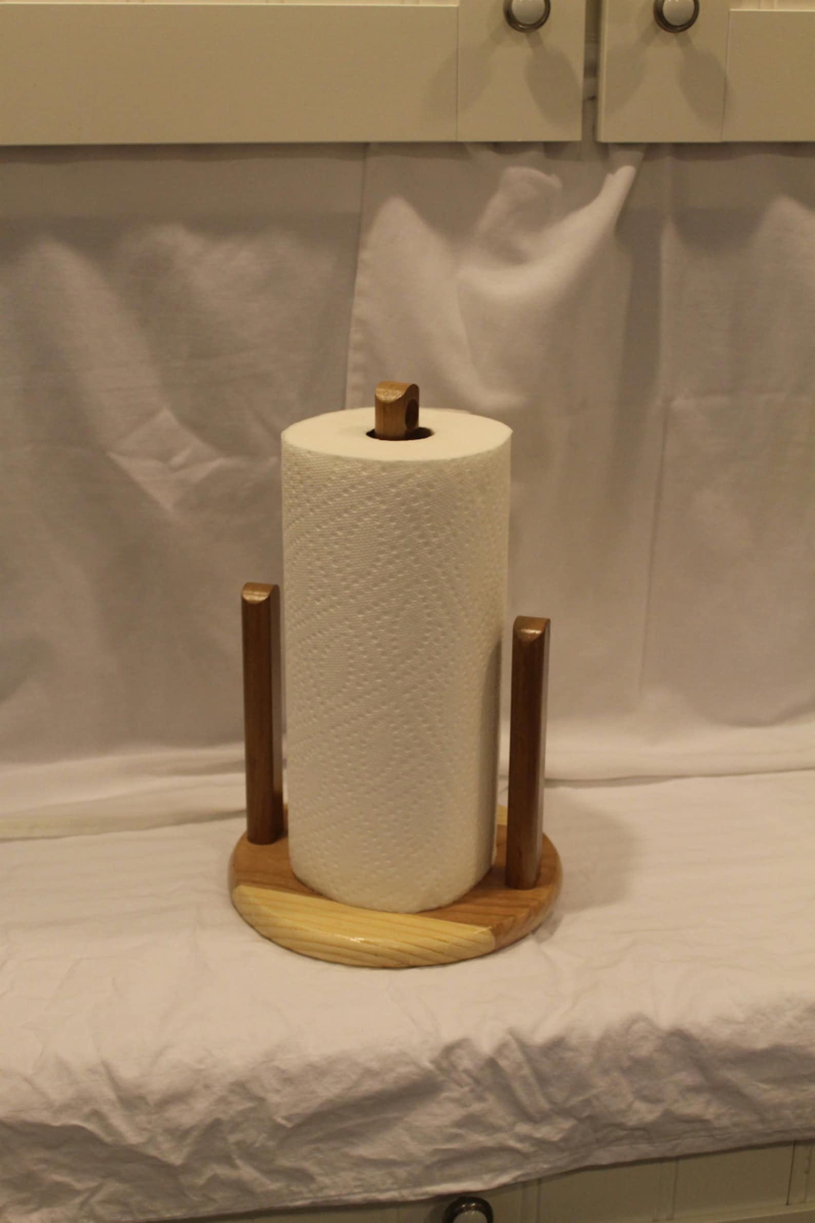Wooden Paper Towel Holder Etsy