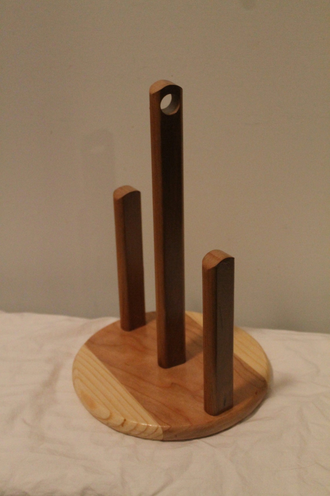 Wooden Paper Towel Holder Etsy