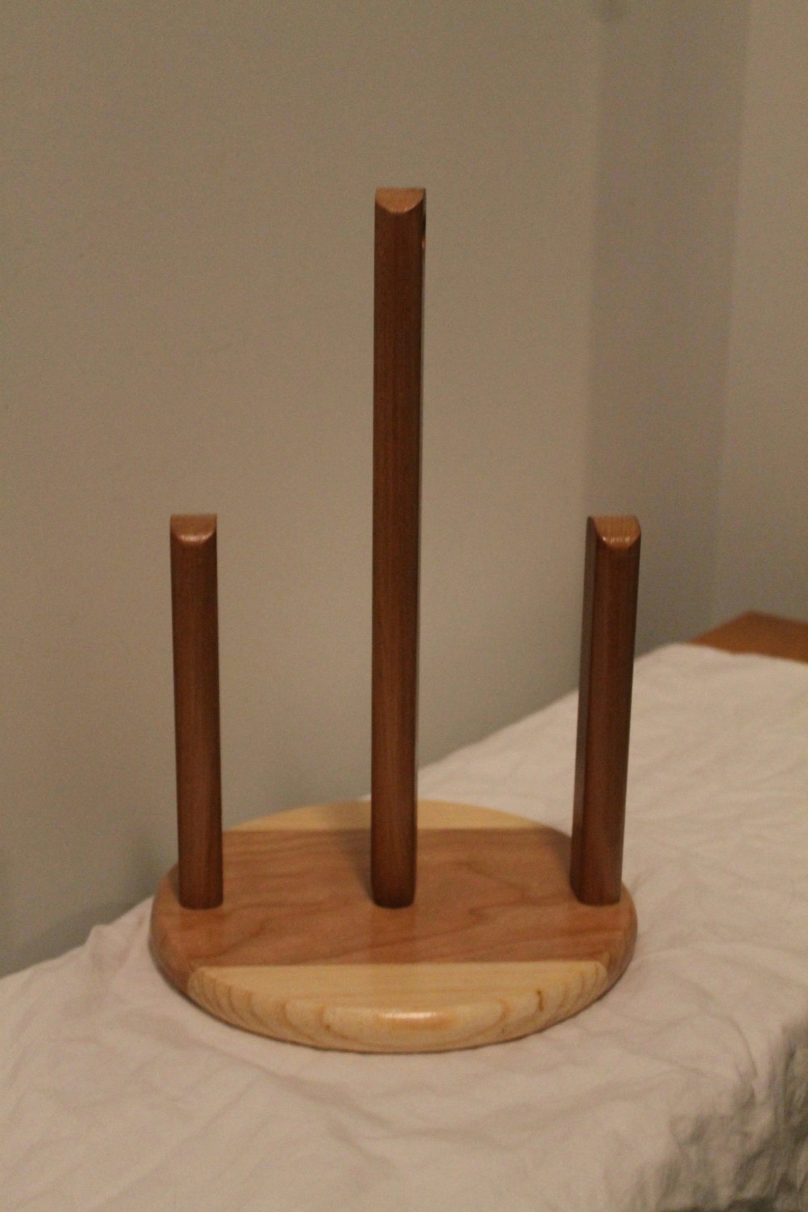 Wooden Paper Towel Holder Etsy