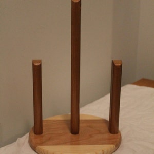 Wooden Paper Towel Holder