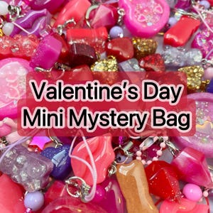 Valentine’s Day Themed Mini Mystery Bags - Handmade OOAK Resin Accessories