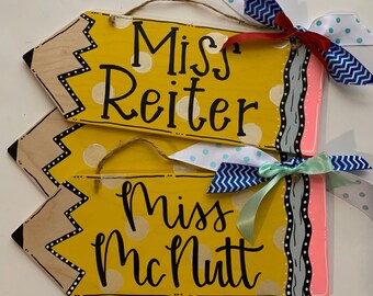 Teacher Door Hanger Etsy
