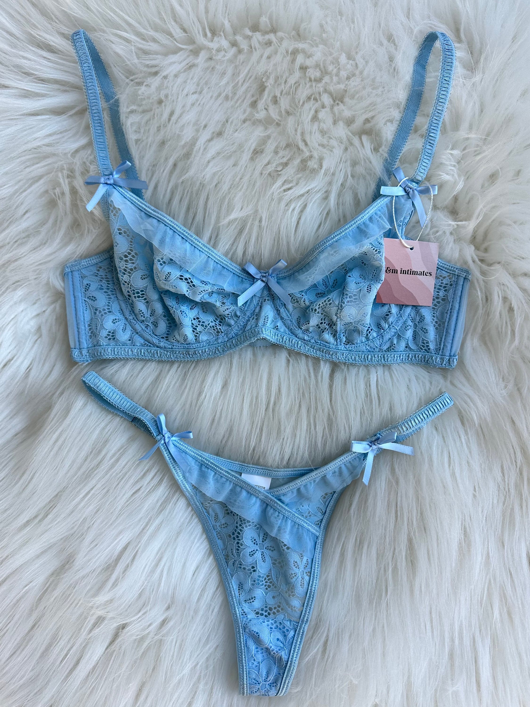 Light Blue Lingerie 