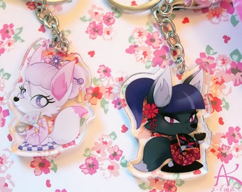 kitsune keychains