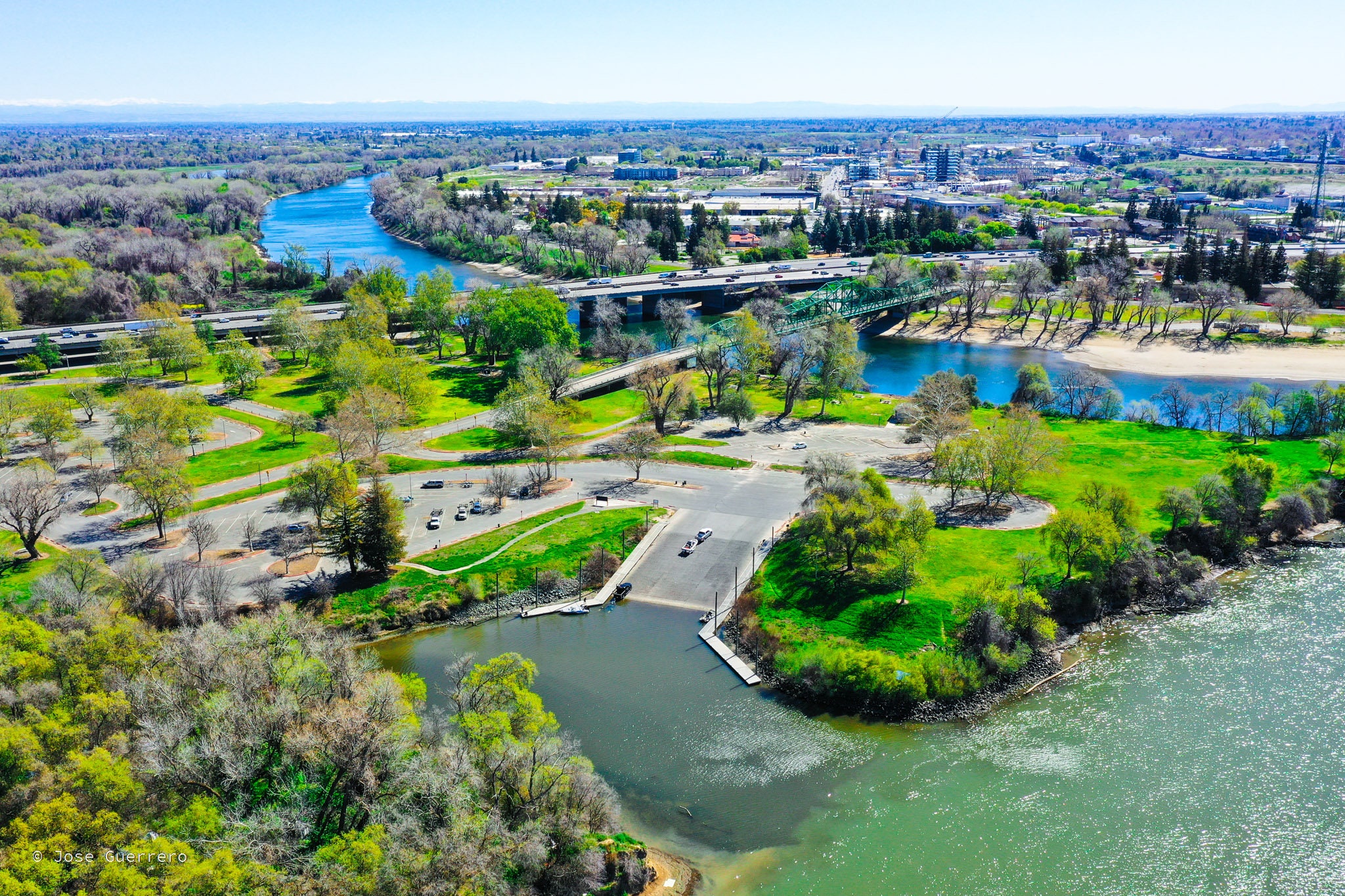 Discovery Park at the confluence of the Sacramento and Etsy