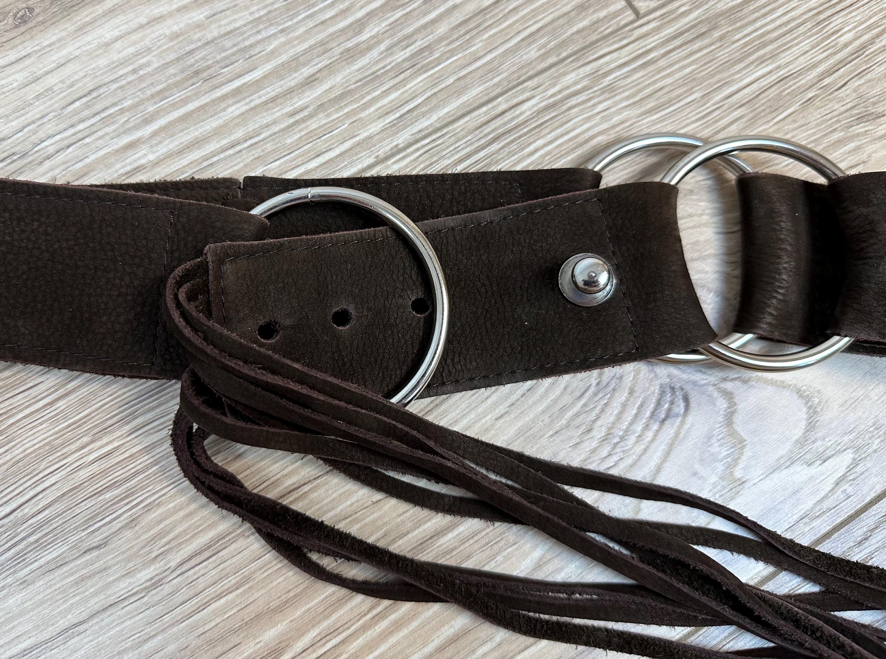 JEAN CLAUDE Jitroisbrown Suede France Belt 90/36 Buckle  display picture 2