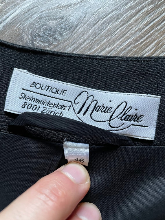 Marie Claire Boutique Paris Blazer Jacket Wool Si… - image 8