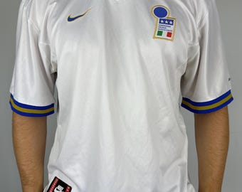 Italy National Team1996 1997 1998 Awayfootball Shirt Jersey Nike L