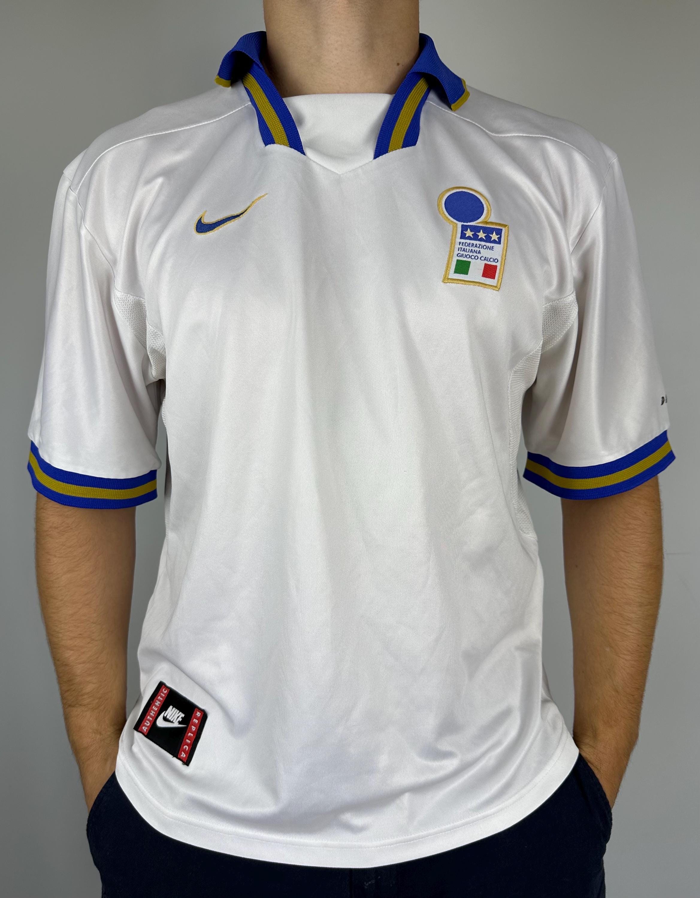 ナイキ Tシャツ ユニフォーム イタリア 1998W杯 Nike Italy 1998-1999 Away FIFA 1998 Jersey - NEW Condition