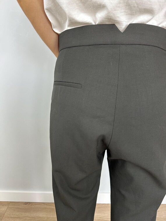 Studio Nicholson Decrease Pants Wool Olive Green … - image 5