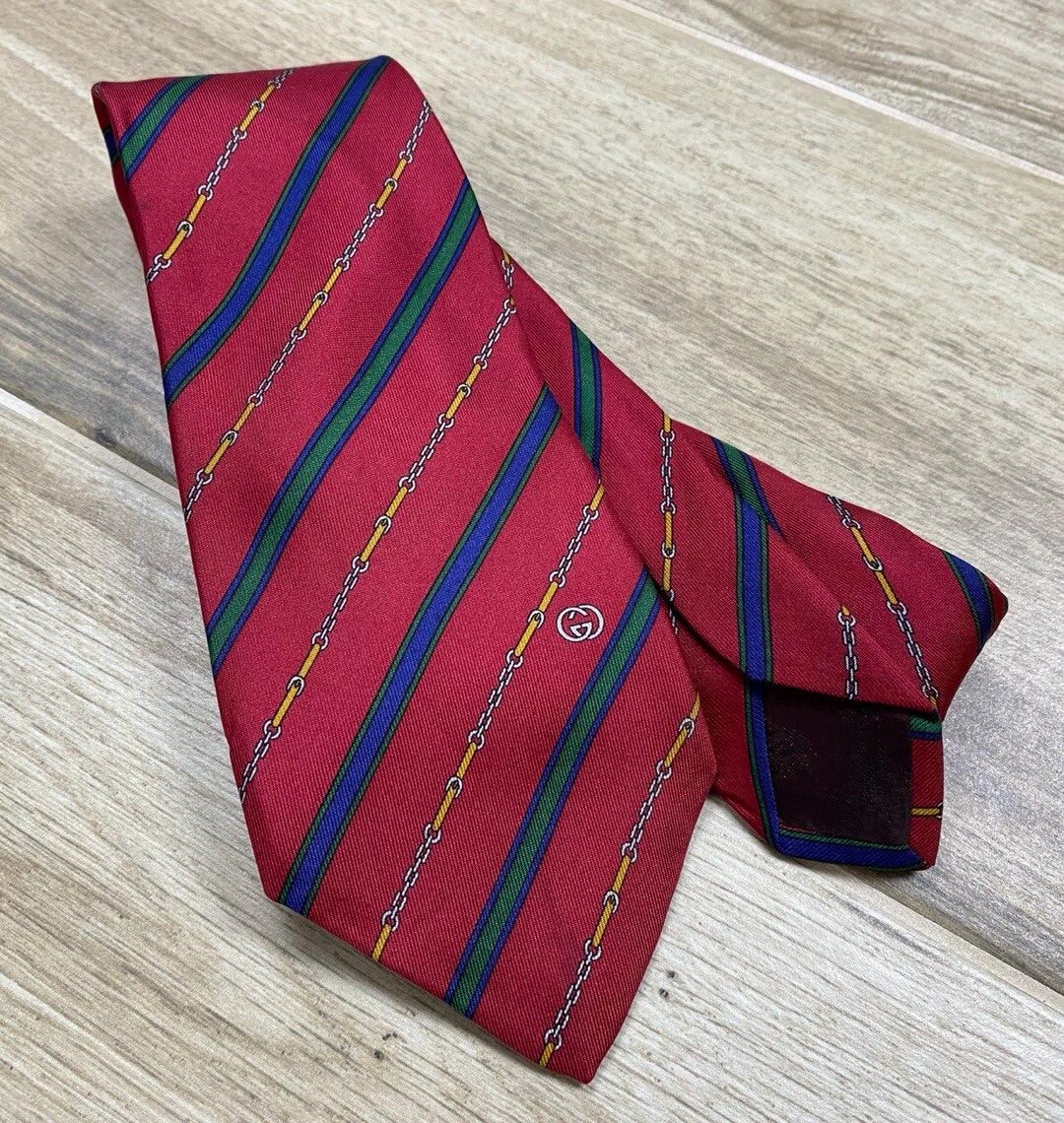 【関税＆送料込み】Gucci Diagonal Striped Tie 744394_4E217_4969_001_100_0000