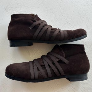 靴 TOKIO KUMAGAI Zipped leather shoes Tokio Kumagai - Etsy