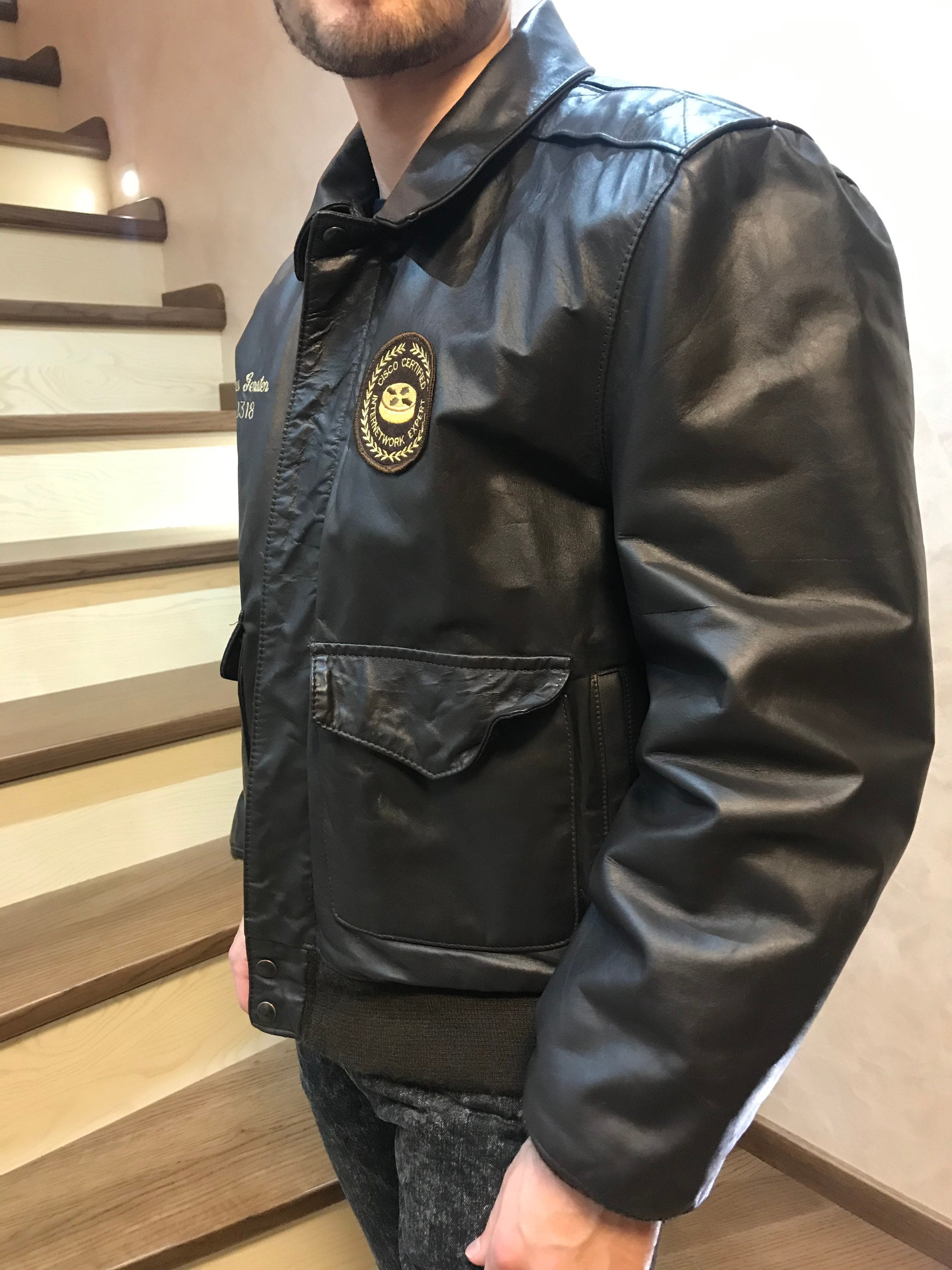 希少 フレンチビンテージ KUDSUK レザージャケット Mサイズ