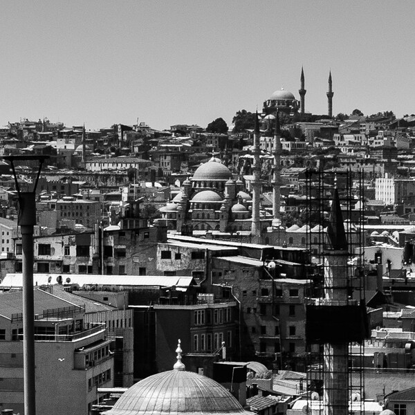 black and white landscape photography, turkey, fine art photography, istanbul, urban, islamic city, mosque