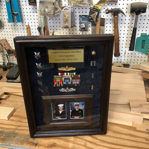 Military Uniform Shadow Box FREE SHIPPING Lower 48 States Etsy