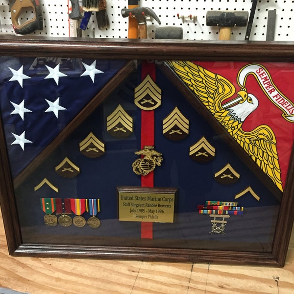 18 x 24 Military Shadowbox (FREE SHIPPING lower 48 states only)