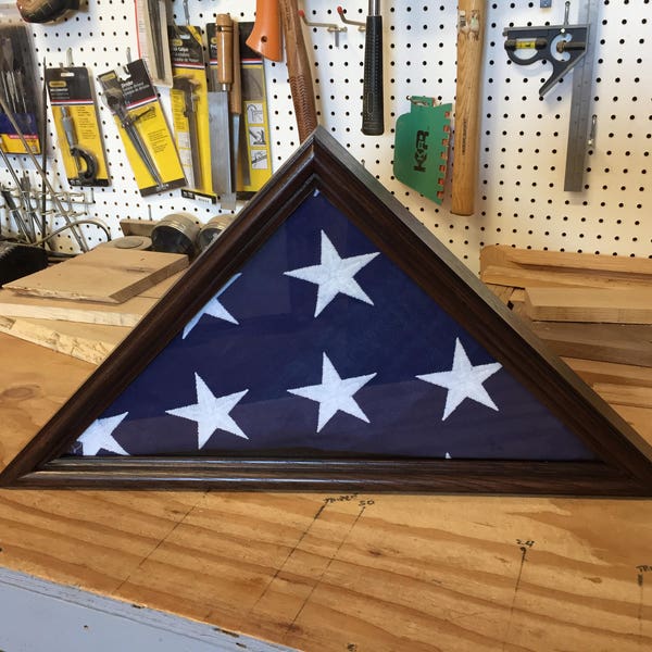 5 x 9 Memorial/Burial Flag Case (FREE SHIPPING lower 48 states only)