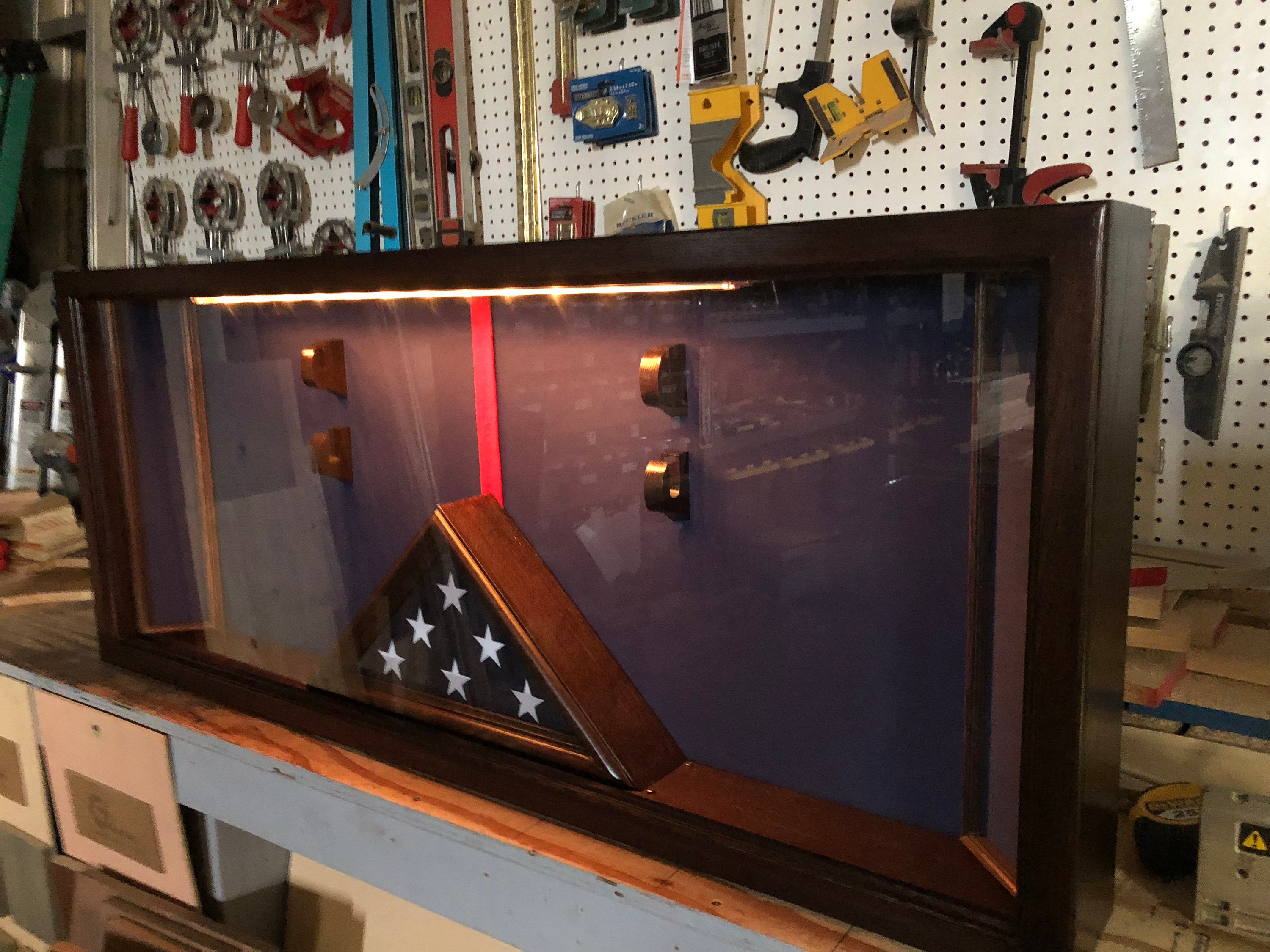 Military Sword Shadow box Display Case LOCAL Pick Up ONLY Etsy