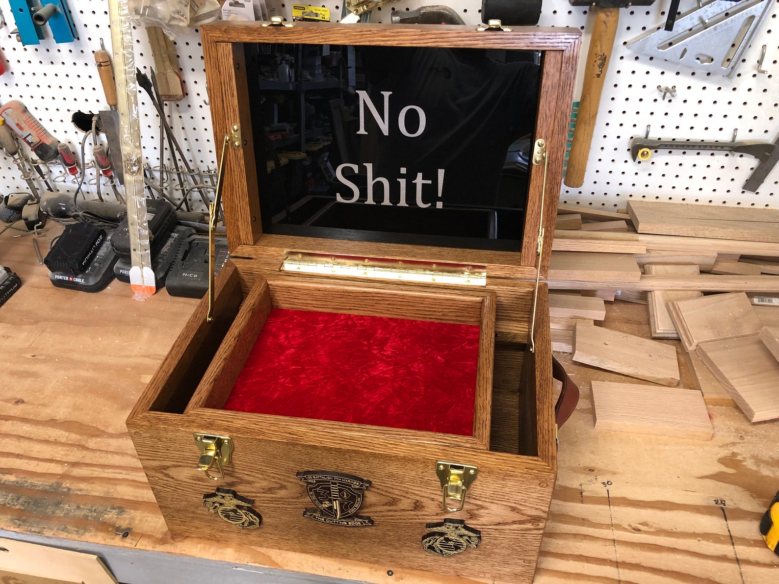 Oak Wood Foot locker Shadowbox LOCAL PICKUP ONLY Etsy