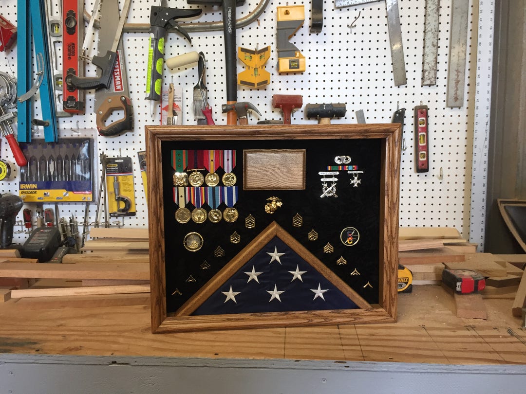 16x20 Military Shadowbox (FREE SHIPPING Lower 48 States Only) - Etsy