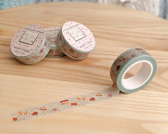 Cosy Washi Tape - Planner Tape - Washi Masking Tape - Decorative Cute Washi Tape - Planner & BuJo Accessories