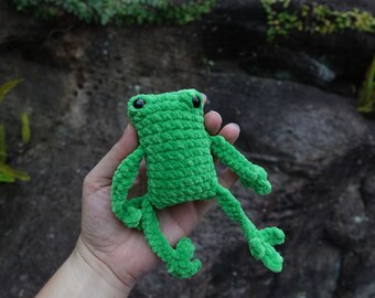 Leggy Frog Plush Toy