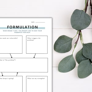 Formulation Worksheet Printable - DIGITAL DOWNLOAD